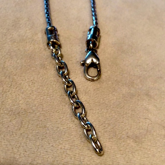 Retired Vintage HTF Brighton heart bar chocker necklace - Picture 6 of 12